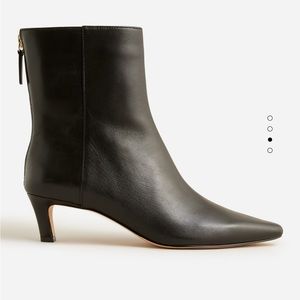 J Crew Stevie ankle boots in crinkle leather